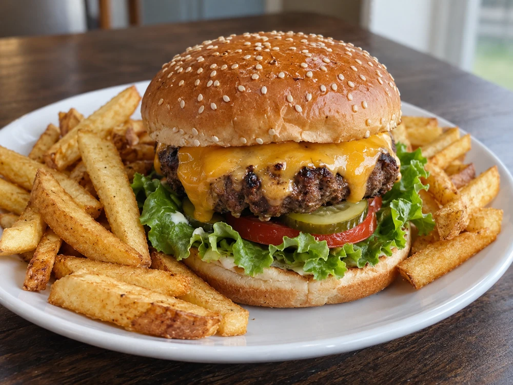 Peynirli Burger — yeni fotoğraf